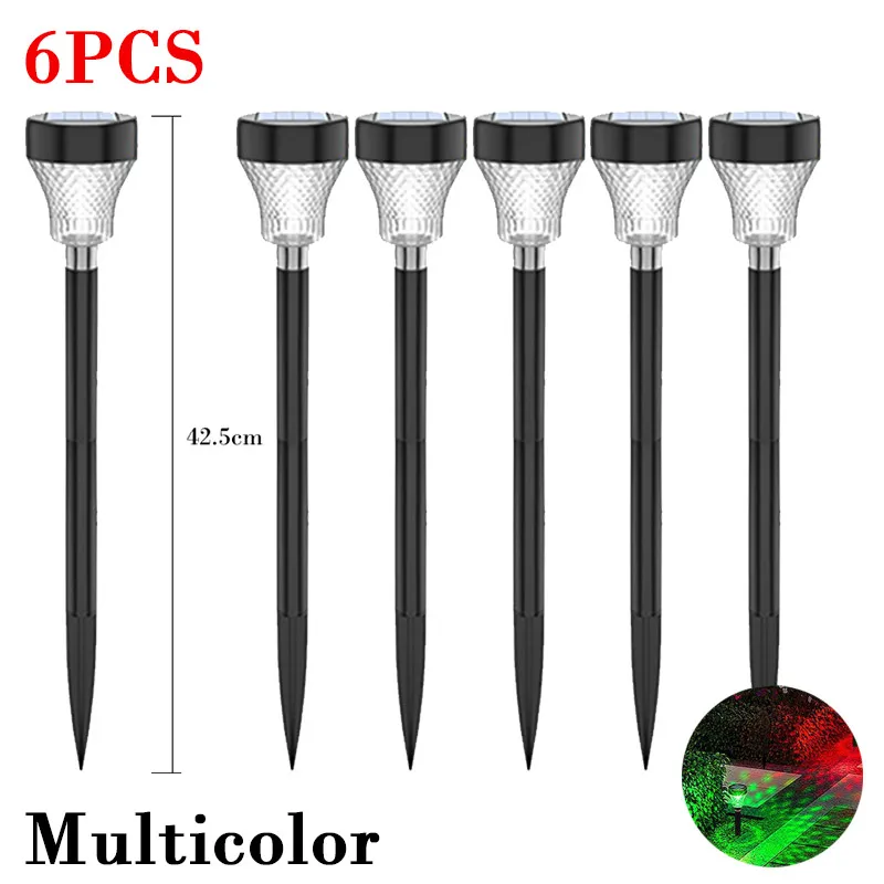 Solar Outdoor Lights Garden Lamps Powered Waterproof Landscape Path for Yard Backyard Lawn Patio Decorative LED Lighting: Sea Blue