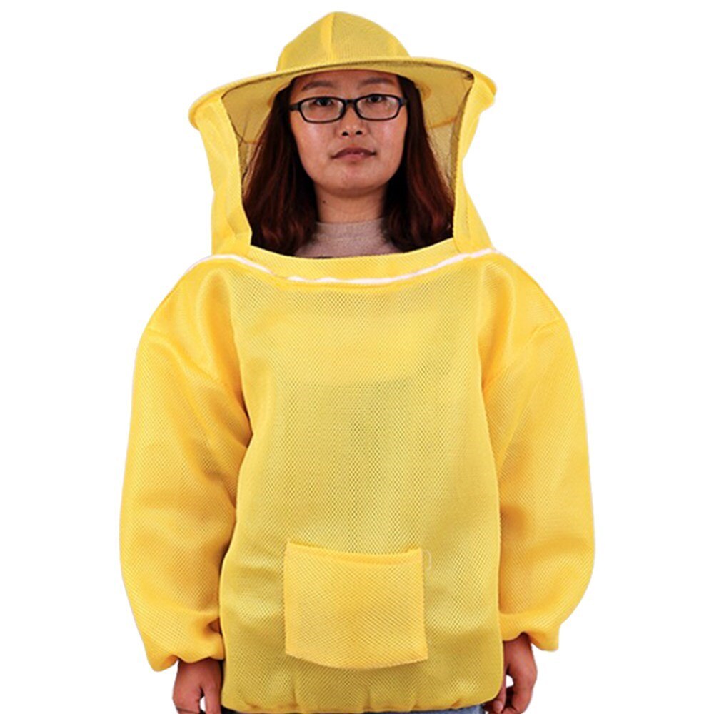 Pszczelarstwo odzież odzież ochronna kolorowa kurtka pszczoła ul narzędzia dla sprzęt pszczelarski dostawca pszczelarz: Jasno szary / XXL