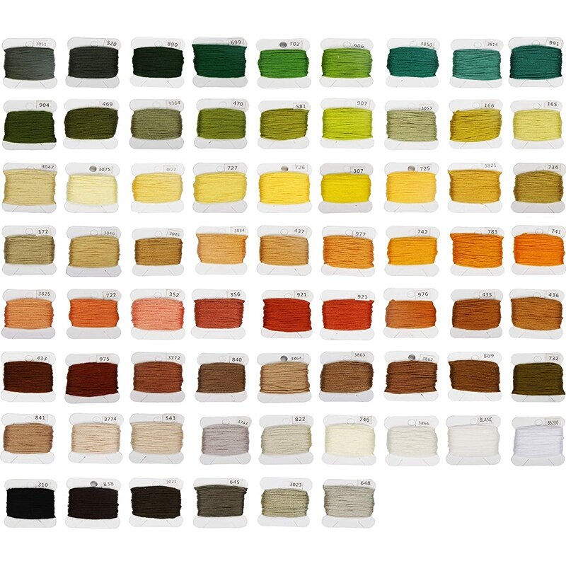 Embroidery Floss Set, 150 Colors Cross Stitch Friendship Bracelets Thread with Floss Bins and 37 Pcs Cross Stitch Tool