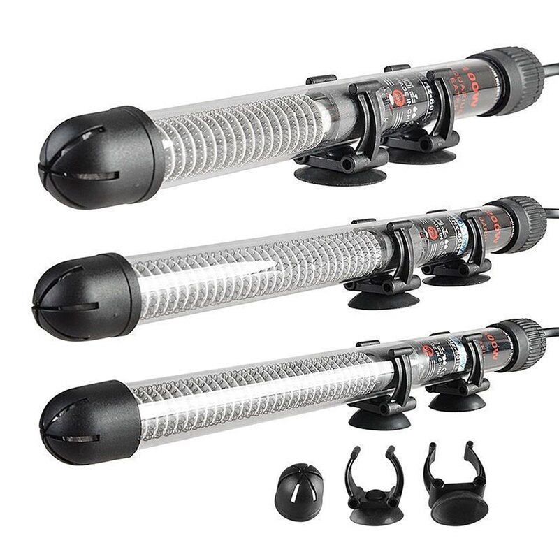 Mini Submersible Aquarium Heater Heating Rod for Aquarium Fish Tank Temperature Adjustment 220-240V 25W/50W / 100W / 200W / 300W