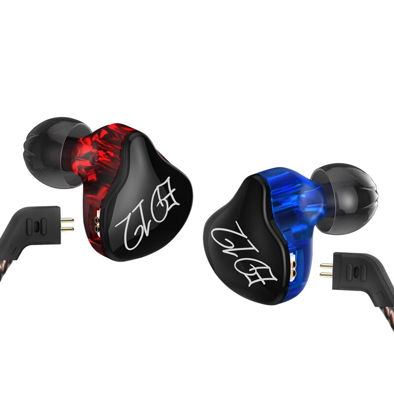 KZ ED12 Custom Stijl Oortelefoon Afneembare Kabel In Ear Audio Monitoren Geluidsisolerende HiFi Muziek Sport Oordopjes Met Microfoon