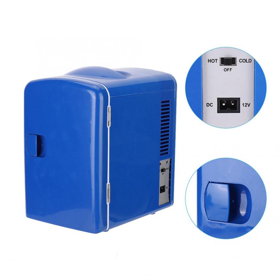 12V 4L Mini Portable Car Refrigerator Multi-Function Auto Car Fridge Cooler Warmer Freezer Refrigerator Car Accessories