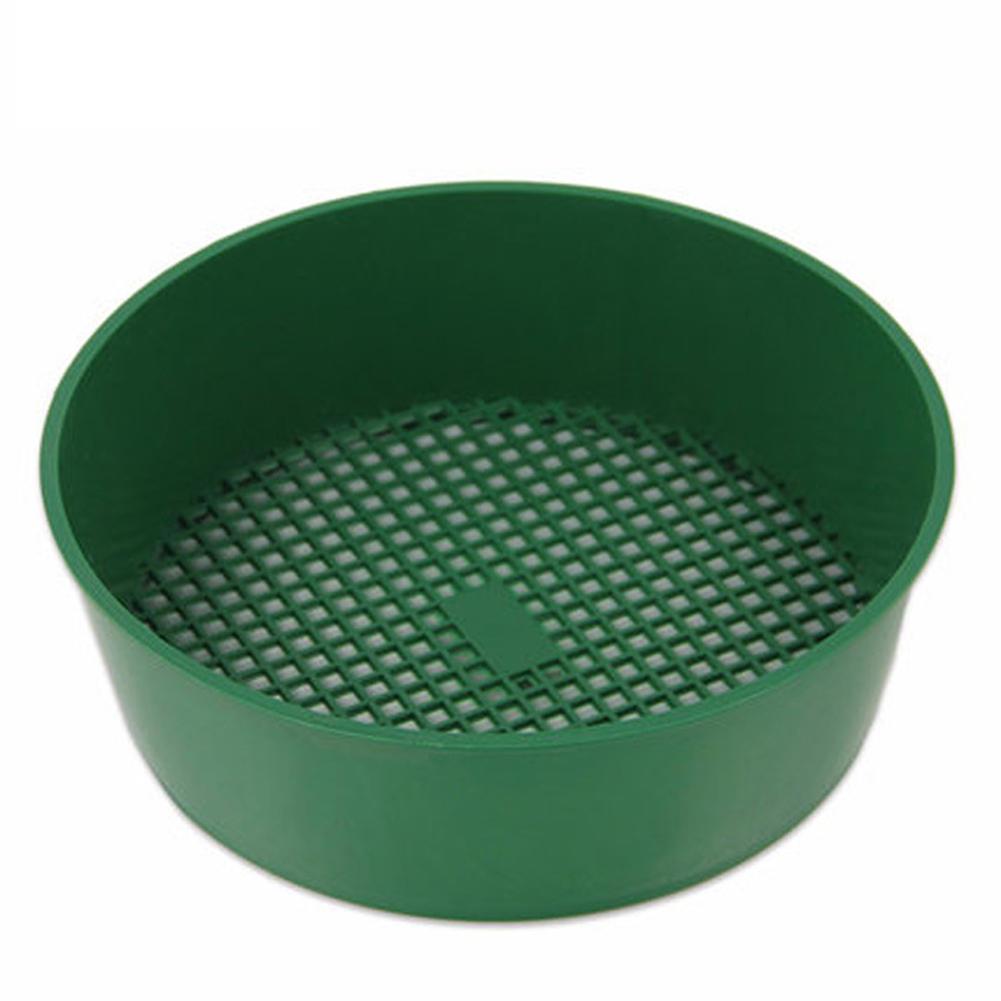 Tamiz de suelo, suministros de jardinería, tamiz de red de plástico, suministros de jardinería para plantación doméstica, herramientas de plántulas, tamiz de malla de plástico