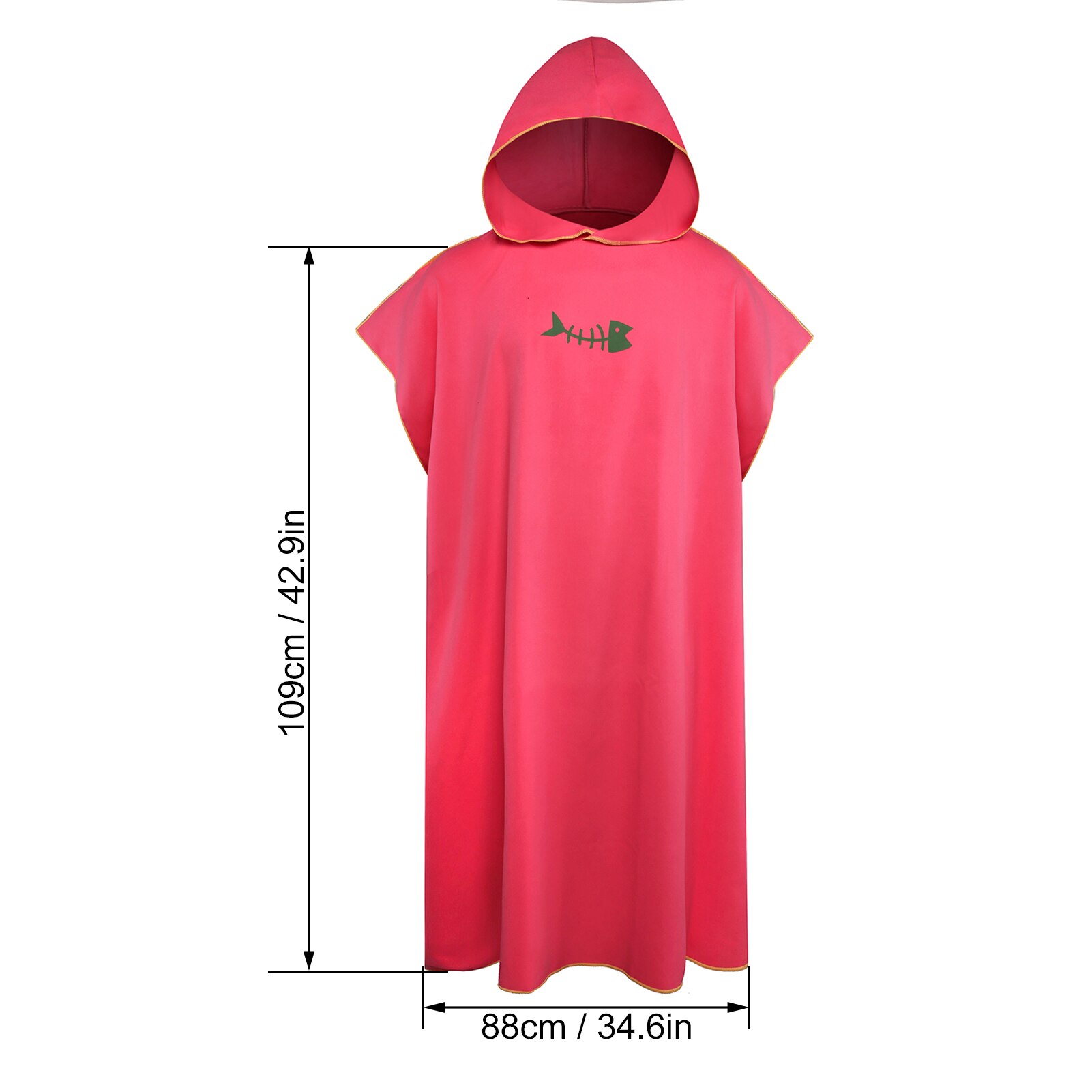 Surfen Poncho Ändern Handtuch schnell-trocken Mit Kapuze Kleid Mikrofaser Strand Decke Schlecht Handtuch Schwimmen Handtuch Neoprenanzug Strand Poncho für erwachsene