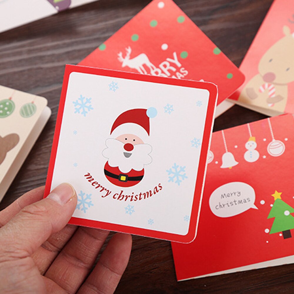 12pcs Merry Christmas Cards Wedding Invitation Greeting Cards Christmas Greeting Cards Year Postcard Card