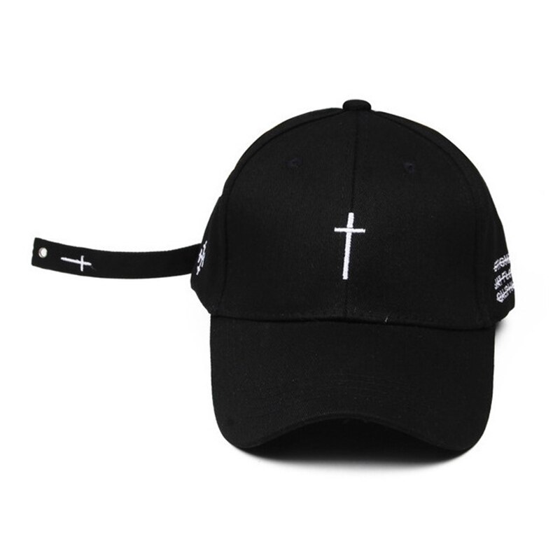 Naiset miehet risti vyö kirjonta baseball lippalakki kiinteä kirjain hattu unisex säädettävä persoonallisuus hip hop snapback lippalakit  cp0319