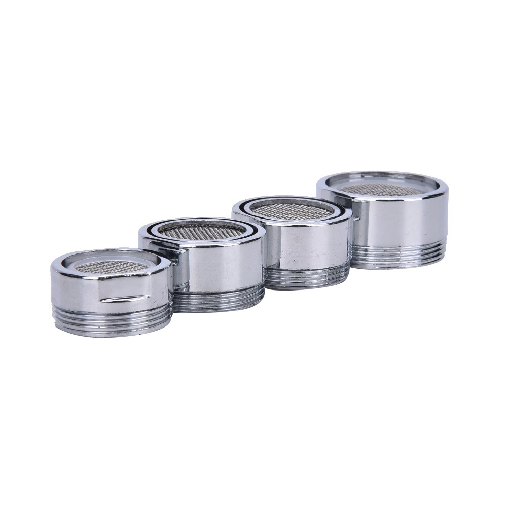 20/22/24/28mm krom plastkran kran munstycke gänga svängbar luftare filter spruta kök vattenbesparande kran tillbehör!