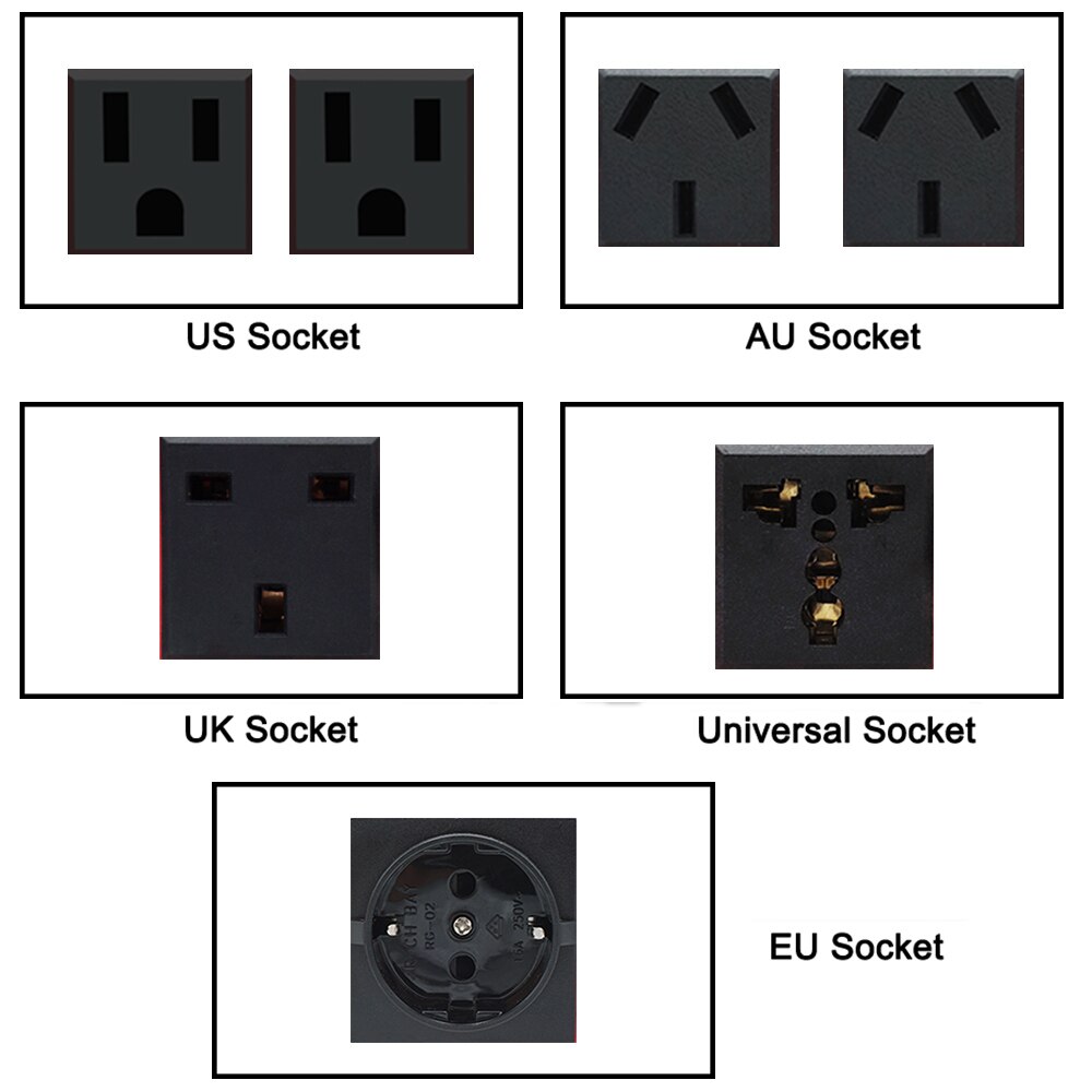 300w inverter 12v til 220v 230v bil sigarettenner plugg spenningsomformer dobbel usb eu/uk/au/universell stikkontakt biltilbehør