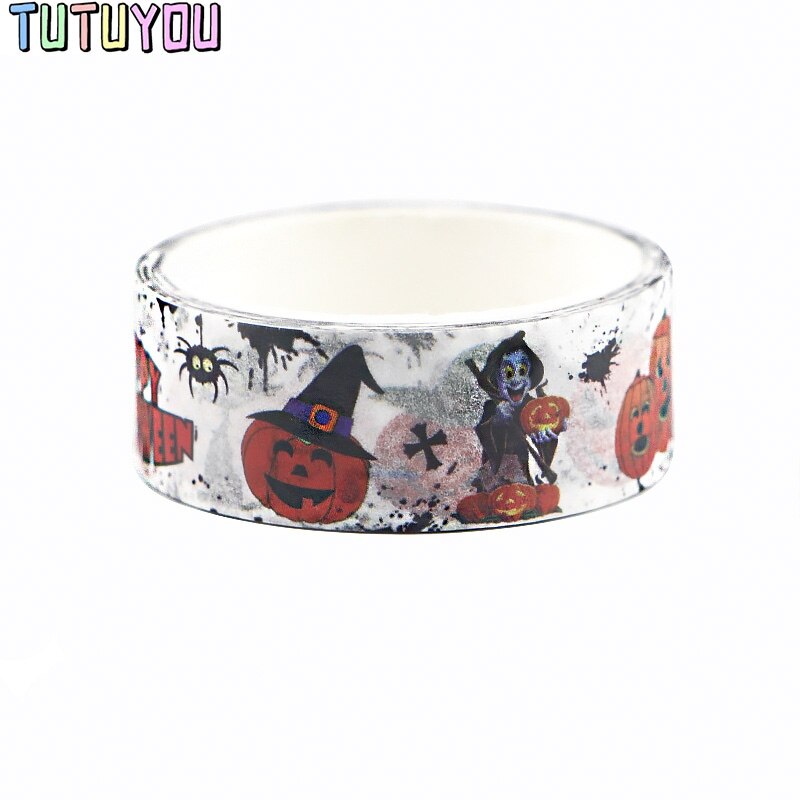 PC1555 Halloween Washi Tapes Diy Schilderen Papier Masking Tape Decoratieve Plakband Scrapbooking Stickers