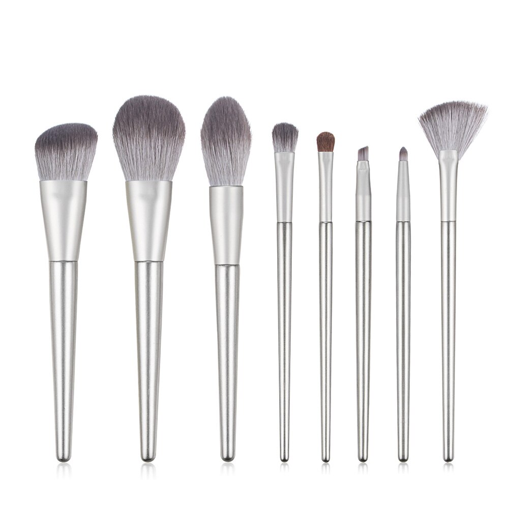 Akryl klar makeup børste opbevaringsboks med låg plast makeup organizer kosmetisk værktøj holder perle og æske: 08