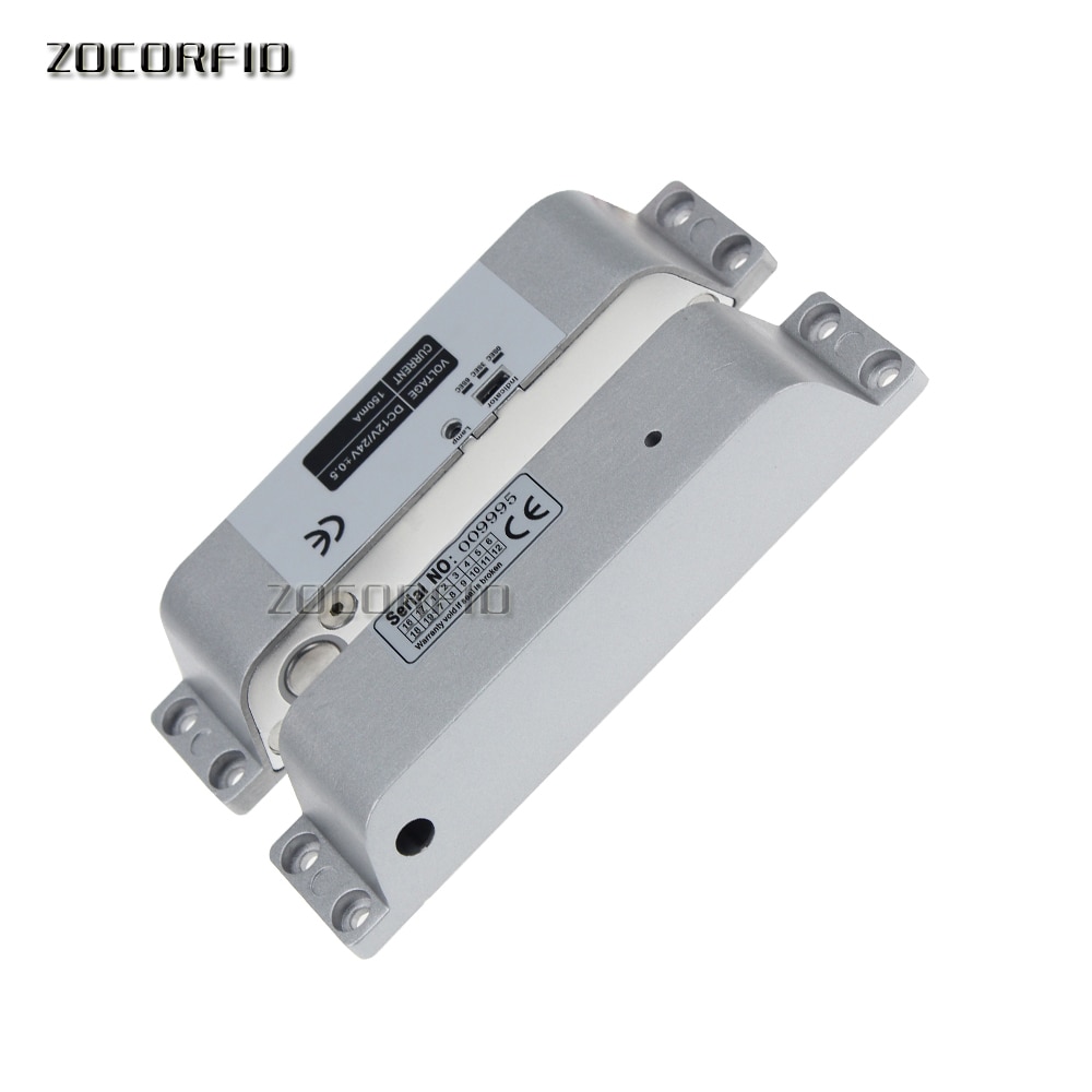 Electric Cylinder Bolt Lock DC 12V Fail Safe for Access Control Security Lock Door System With Time Delay