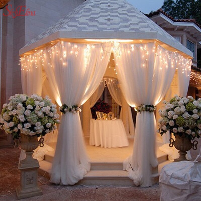 Top! 48CM x 5M Tulle rouleau cristal tissu Organza Tulle rouleau bobine de mariage décoration fête d'anniversaire enfants bébé douche 5ZSH015