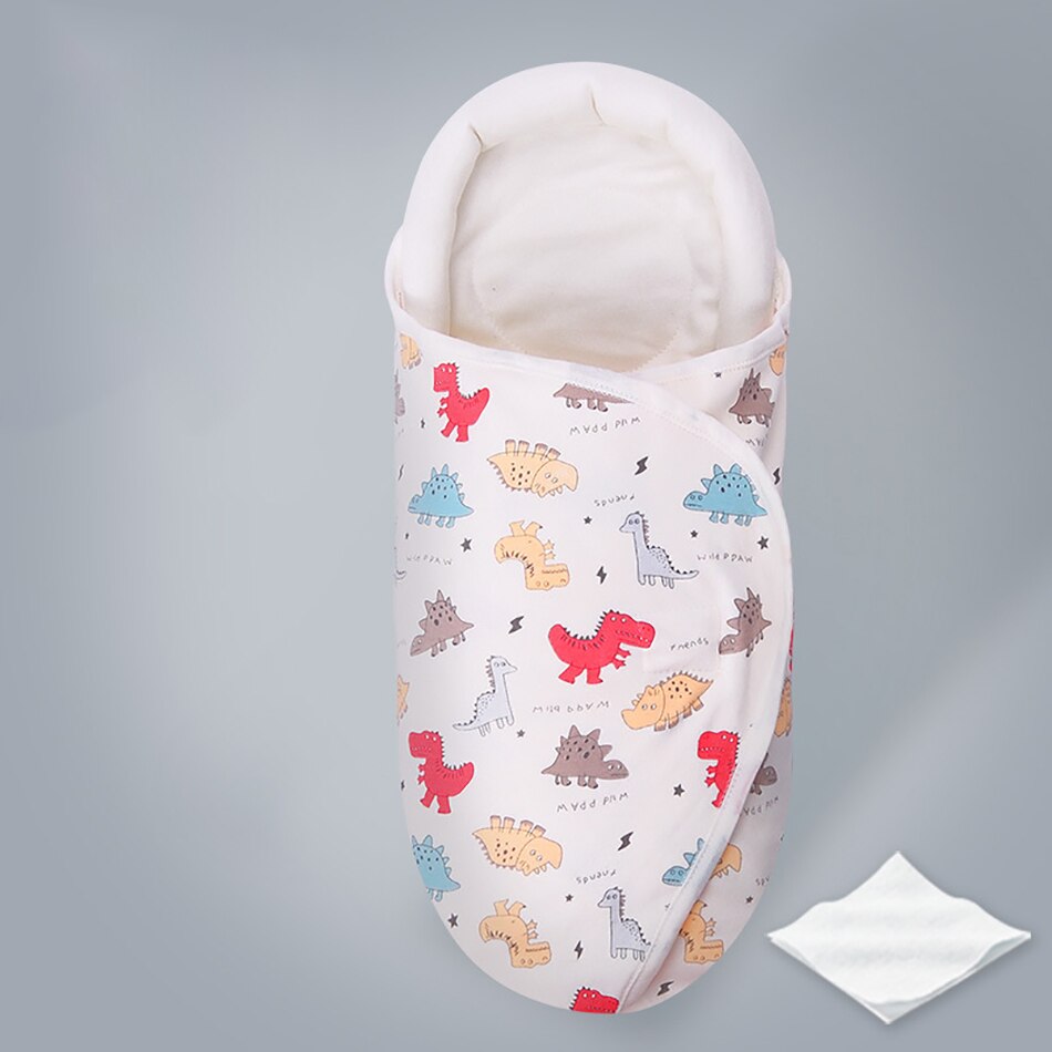 Baby Slaapzak Envelop Voor Ontlading Babyslaapzak Geïntegreerde Winter Dikkere Cartoon Katoen Anti-Kick Baby Deken: H