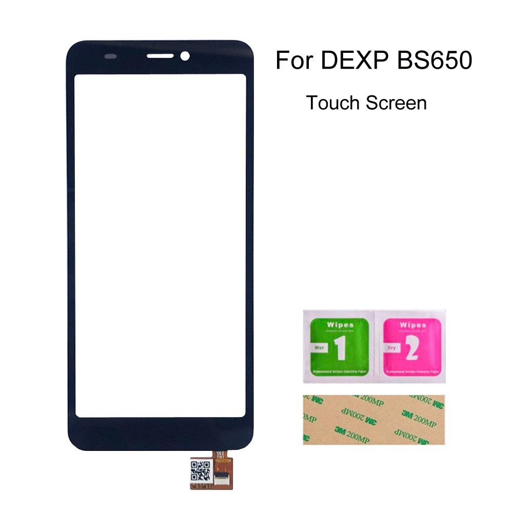 Touch Screen Panel Für DEXP BL150 BS650 Z355 Z455 Touchscreen Digitizer Glas Panel Sensor Front Glas Montage Teile: BS650 Black