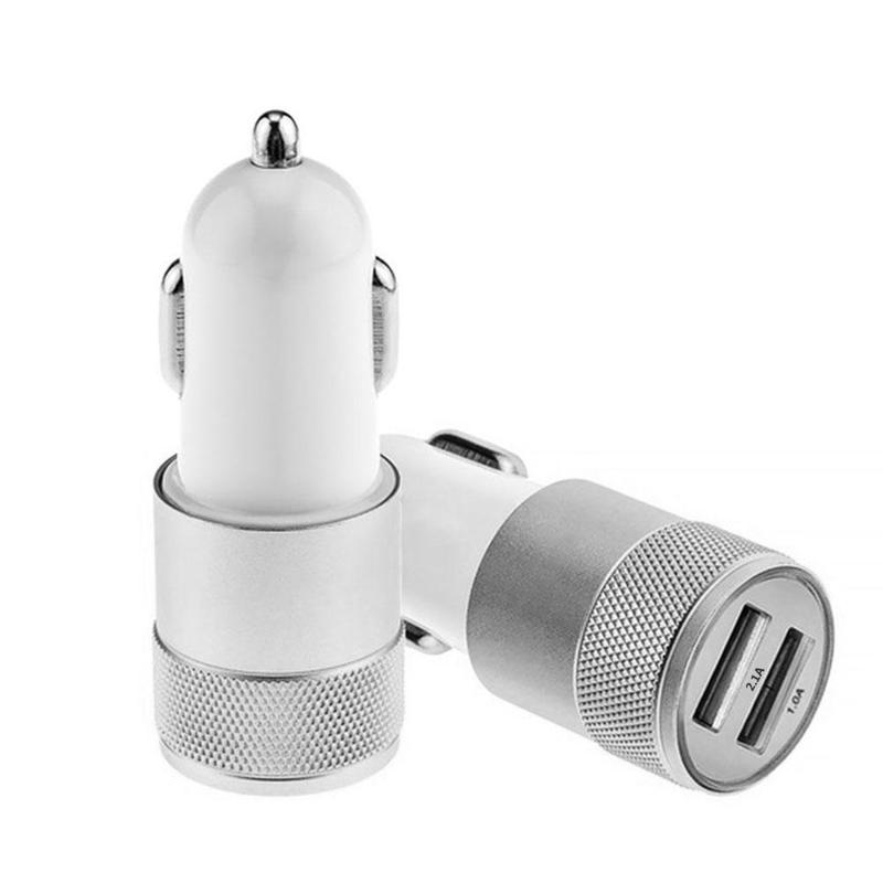 Universal Dual USB Car Charger Adapter Intelligent Mobile Socket Lighter Car-Chargers Phone Charging Cigarette