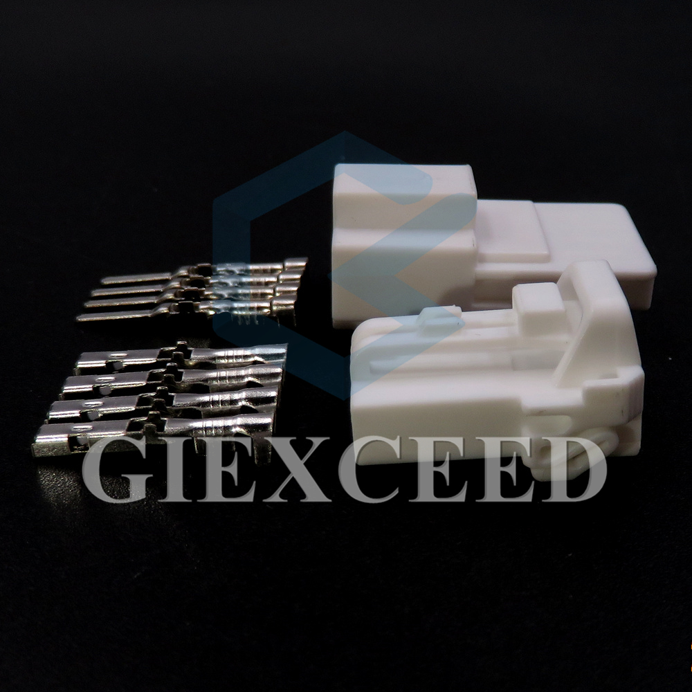 MG611275 Conjunto de 4 pines de CA, arnés de cables automotriz, Conector sin sellado con Terminal, enchufe de acoplamiento macho y hembra, MG621389, 2 juegos