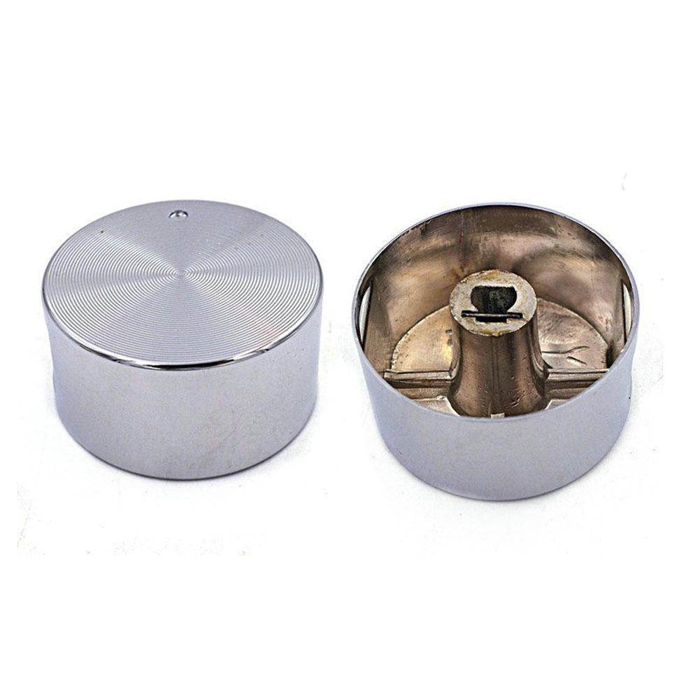 Gas Stove Switch Metal Round Knob Gas Stove Burner Zinc Alloy Rotary Switches Kitchen Cooking Parts Handles Universal 6mm Shaft