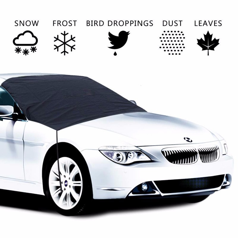 Universal Magnetic Car Windshield Covers Car Cover Snow Frost Winter Wind Protector Sun UV Rain Shade Cover Auto Car Accessory