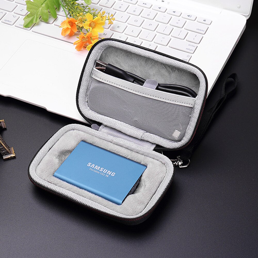 Hard EVA Shockproof Carry Case for Samsung T5 / T3 / T1 Portable SSD 250GB 500GB 1TB 2TB USB 3.1 External Solid State Drives