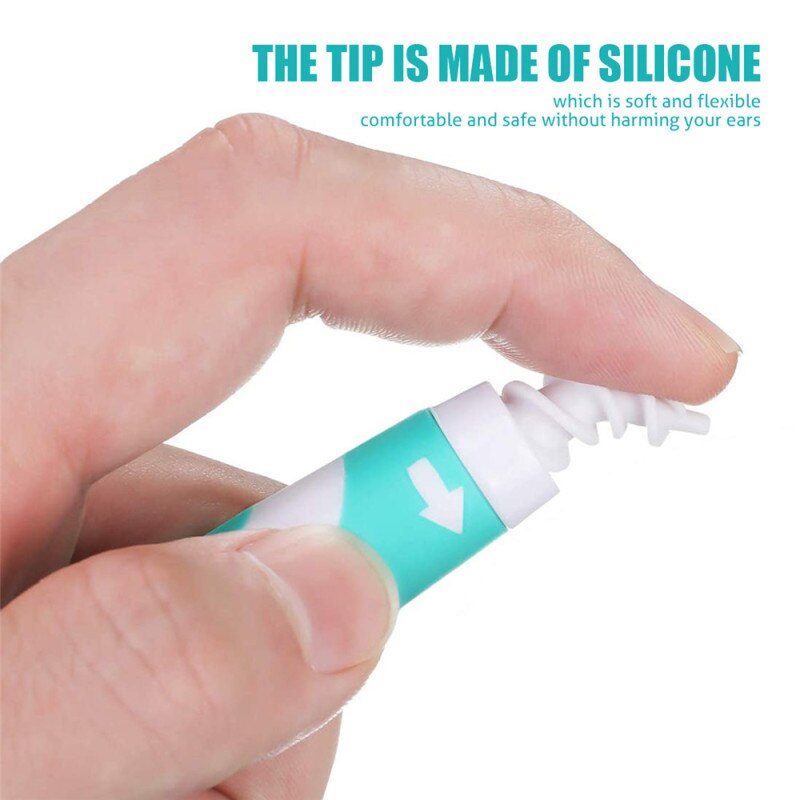 16PCS Earwax Remover Ear Wax Removal Tool Smart Ear Cleaner Spiral Earwax Remover Swab Kit Safe and Flexible Earwax Remover