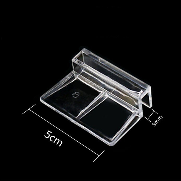 4pcs/set Fish Tank Aquarium Bracket Fish Tank Cover Plate Bracket Acrylic Fish Tank Cover Support Frame Pet Supplies: 8mm