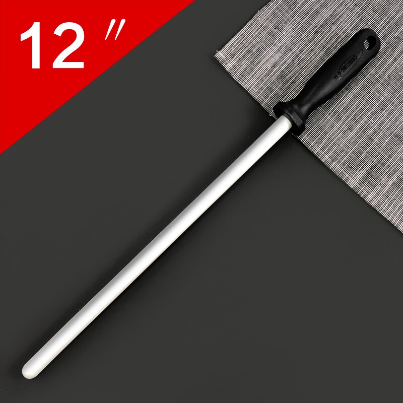 Musats12 inch Ceramic Sharpening Rod knife sharpener with ABS Handle Honing Knife Sharpener for Knives Sharpening steel