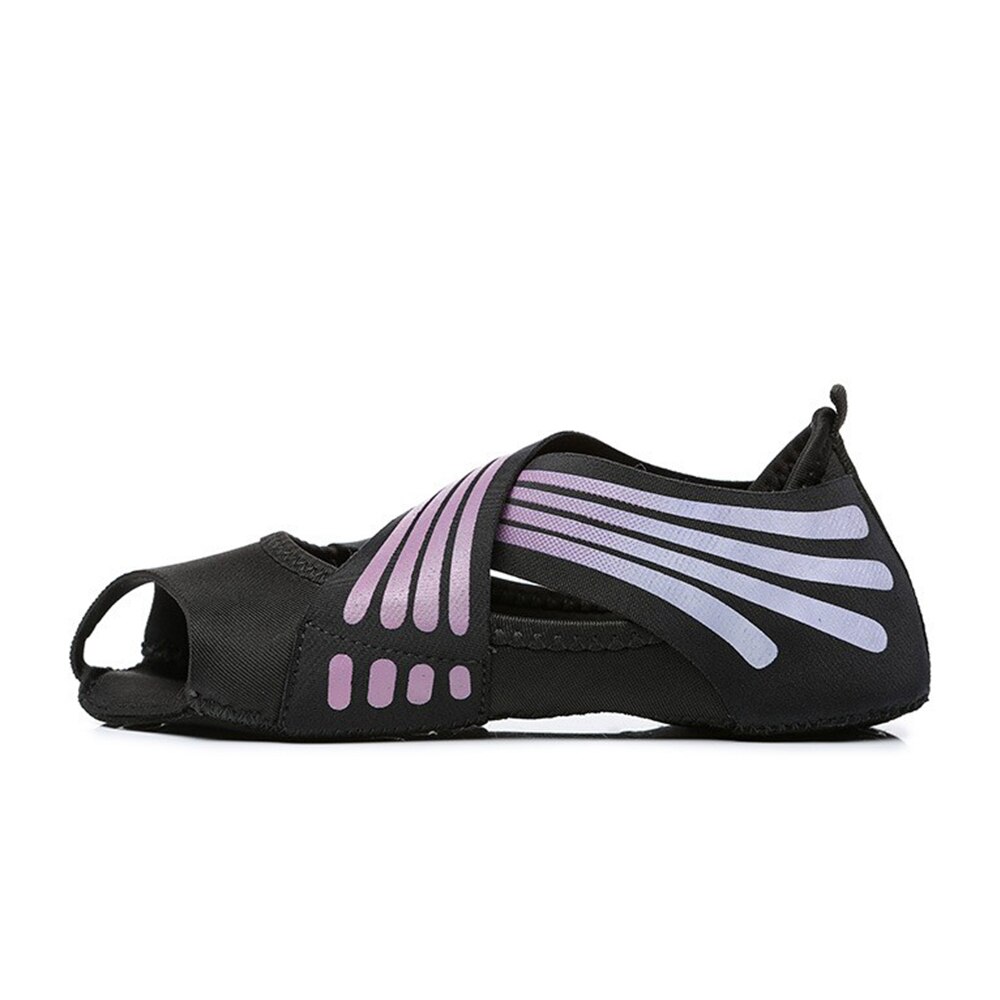 Yoga Schoenen Vrouwen Cross Bandage Anti-Slip Professionele Sneldrogende Demping Pilates Ballet Goede Grip Voor vrouwen Fitness