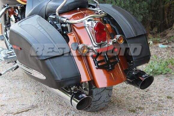 Motorfiets Aluminium Red Tombstone Achterlicht Voor Harley Chopper Bobber Custom Achterspatbord Stop Lamp W/Kentekenplaat Beugel