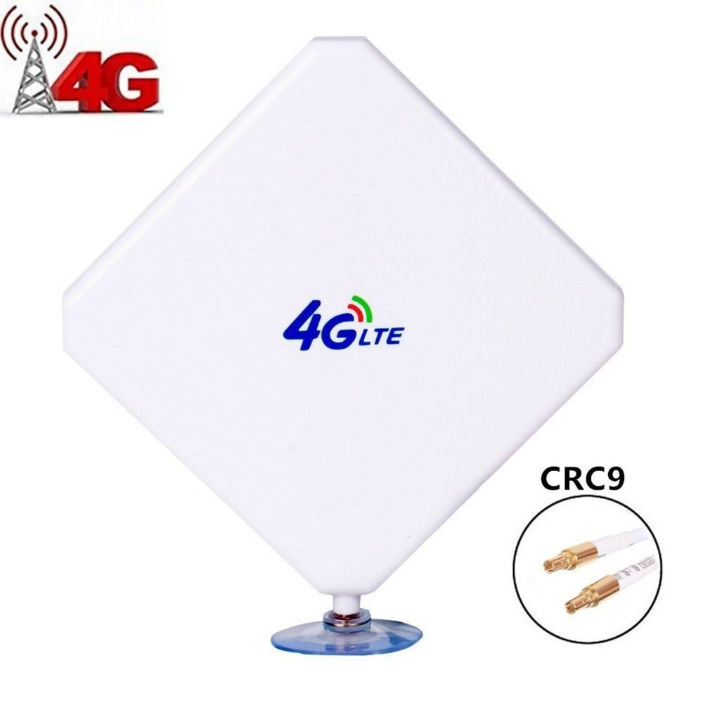 Crc 9 antenne 35 dbi gsm high gain 4g lte antenne wifi signal booster forstærker til  e3372 e3272