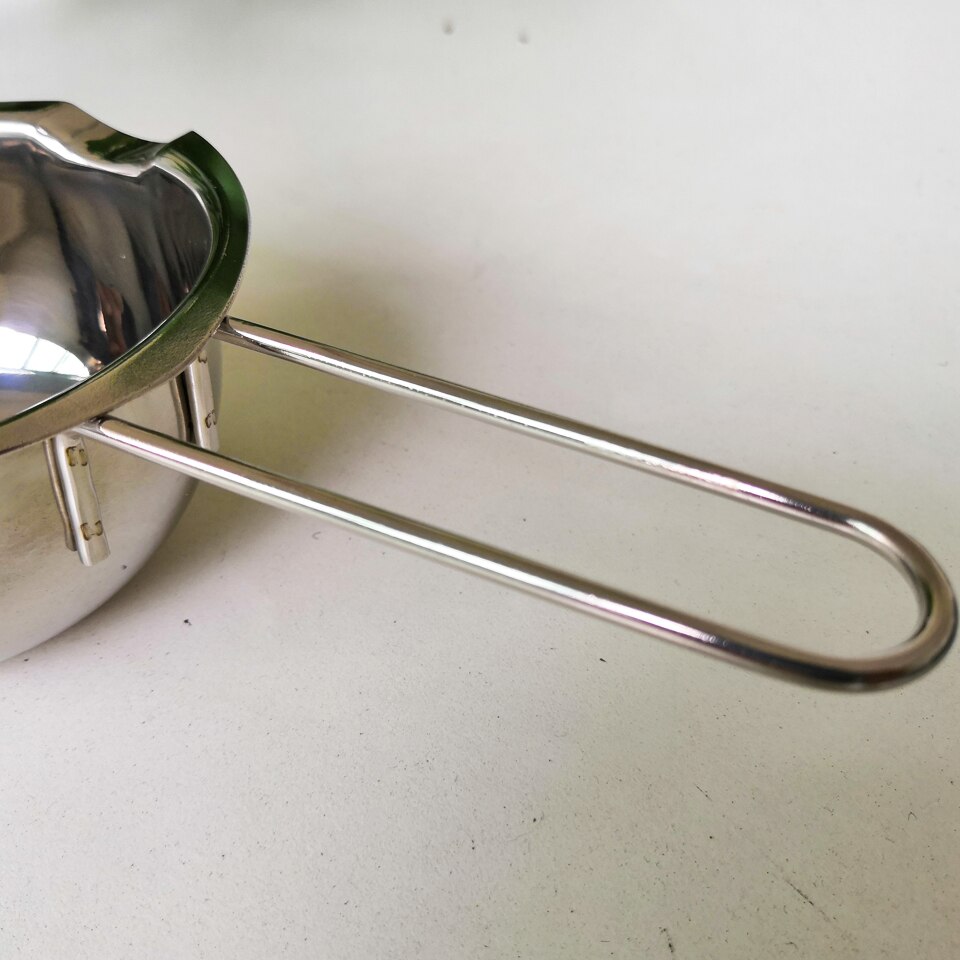 Stainless Steel Chocolate Melting Pot Furnace Baking Pastry Cake Tool Heated Milk Bowl With Handle Butter Heating Container