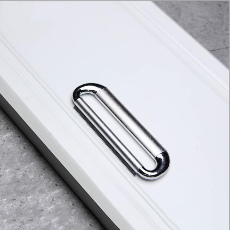 Tatami Handvat Kast Deurklink Gecontracteerd En Moderne Ingebouwde Onzichtbare Handvat Lade Meubilair Gate Handvat: 9703 silver64