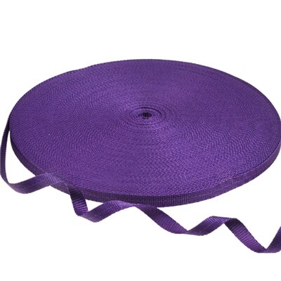 1.5cm brede nylon banden van 50 meter voor trekkoorden voor huisdieren, schoenen, handtassen en doe-het-zelfaccessoires: 10 donkerpaars