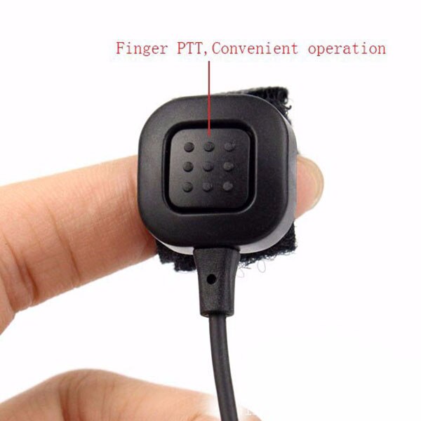 Extensible PTT micrófono para garganta auricular para $TERM impacto Baofeng de Radio CB Walkie Talkie UV-5R 8W UV-5RE UV-B5 GT-3