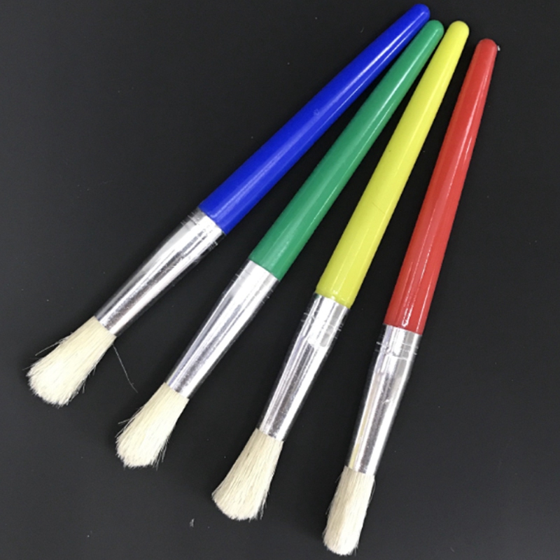 17 Piece Set Children's Pen Washing Tool Plastic Pen Washing Box Large Round Plastic Palette Art Tool Set