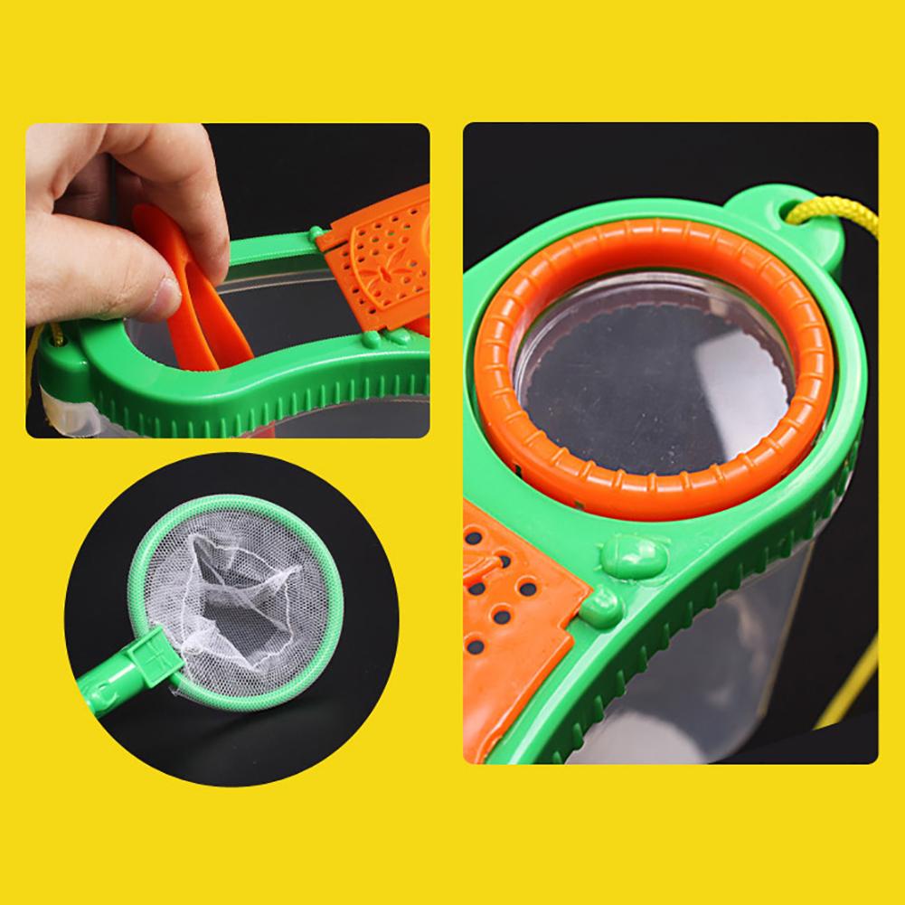 Insect Bug Viewer Boxmagnifier Met Pincet Netto Exploratie Tool Onderwijs Speelgoed