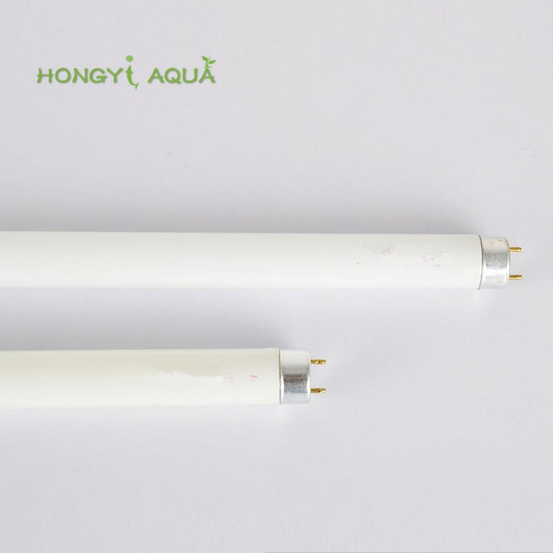 Tubo de luz fluorescente T8 de cristal para acuario, 58cm, rojo especial para plantas acuáticas, resistente al agua, 1 unidad