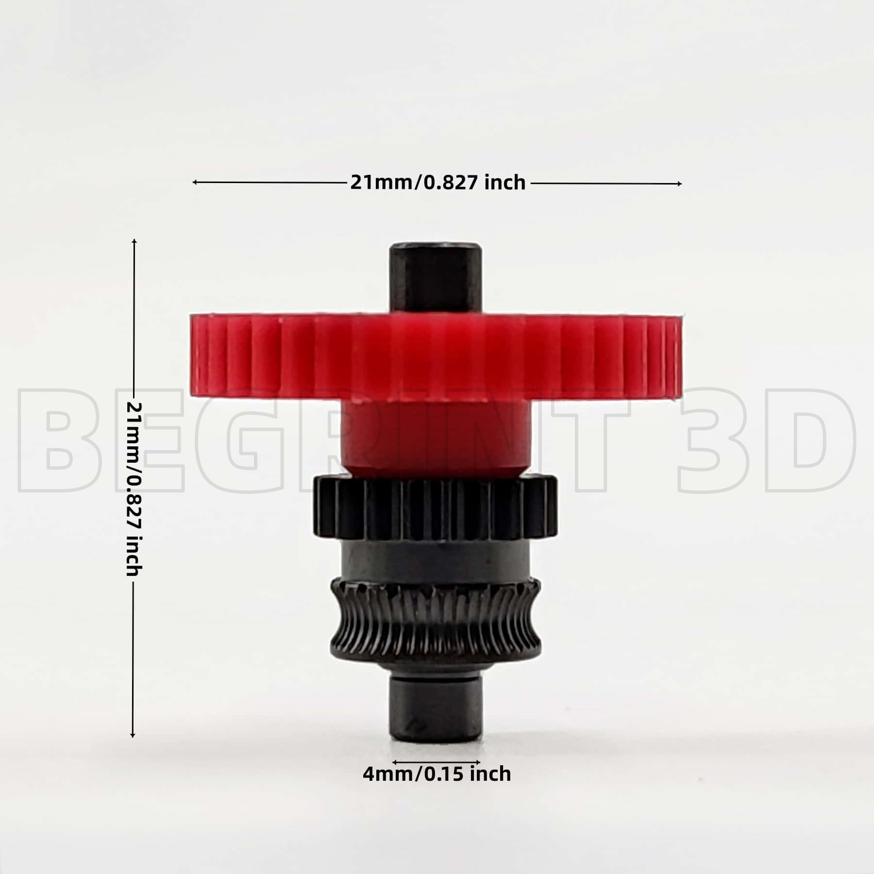 Per Kobra3 Combo Estrusore Kit ingranaggi con rivestimento nano Kit ingranaggi monopezzo in acciaio temprato ad alta precisione per Anycubic Kobra 3