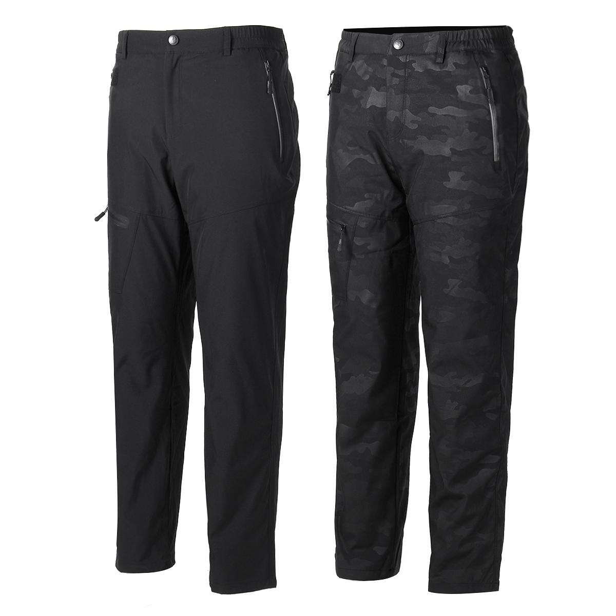 Men And Women USB Electric Heating Winter Plus Velvet Warm Knee Trousers Pants