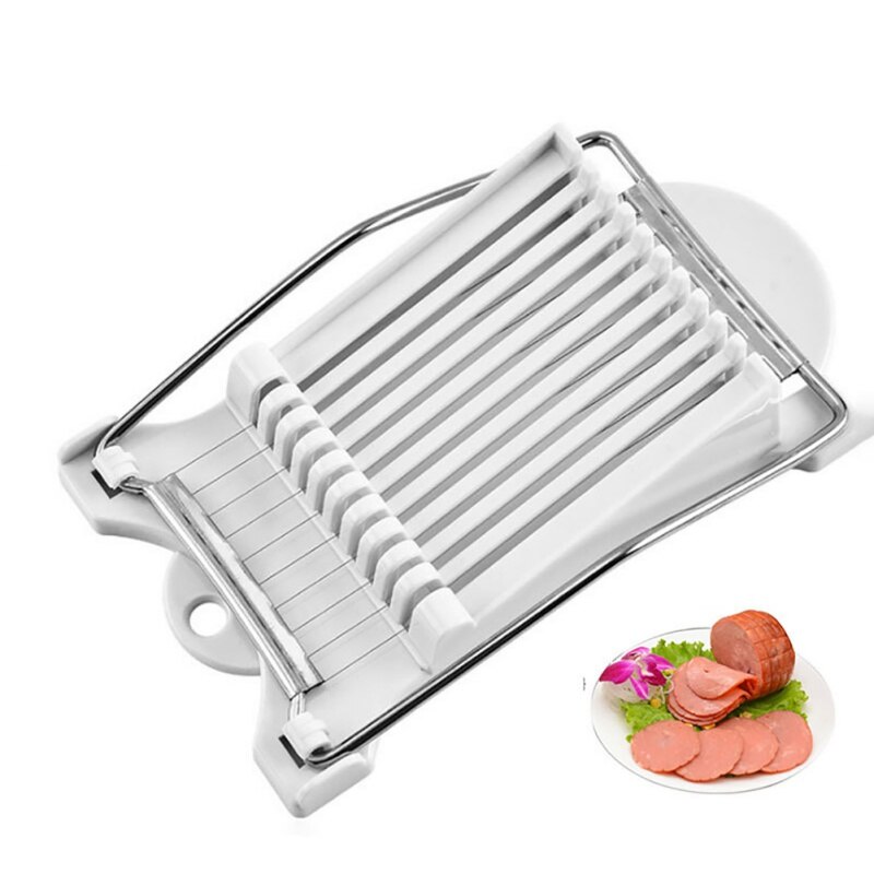 Household Stainless Steel Pork Luncheon Meat Slicer Multifunction Fruit Slicer Egg Slicer Ham Slicer AXIR