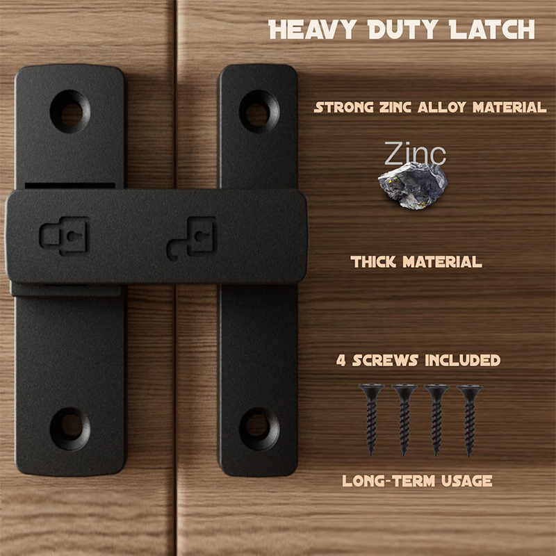 Deurslot 90/180 Graden Schuurbout Gegoten Roestvrijstalen Haak Klink Raam Kast Sloten Met Schroeven Haaks Glijdende Poort Slot