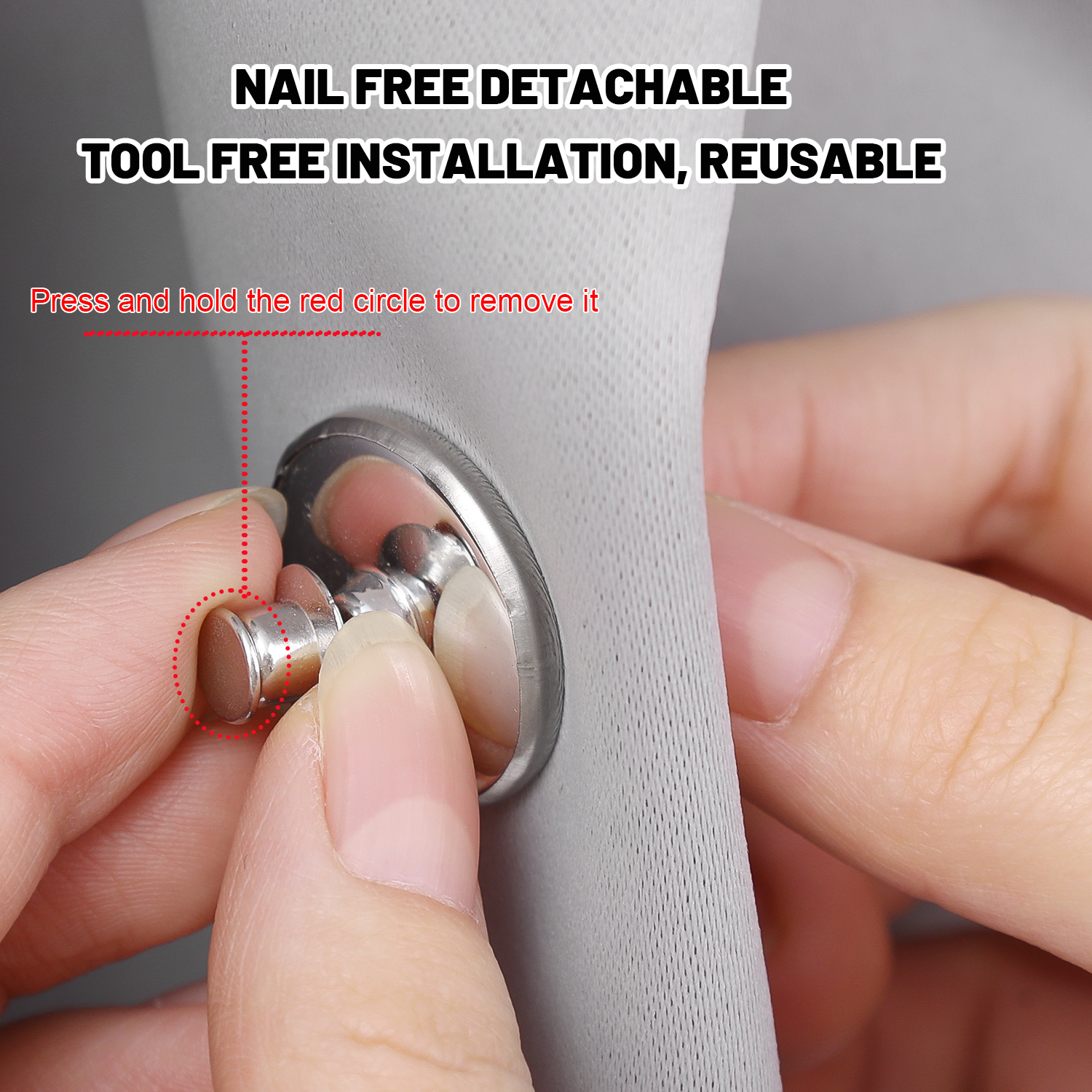 20-1Pairs Vorhang Magnetische Knöpfe Abnehmbare Metall Vorhang Magnete Verschluss Schnalle Einstellung Vorhang Clip Fix Verschluss Teile