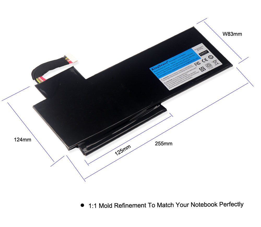 KingSener BTY-L76 Laptop Battery For MSI GS70 MS-1771 MS-1772 MS-1774 2QC-019XCN For Medion Erazer X7615 X7613 5400mAh