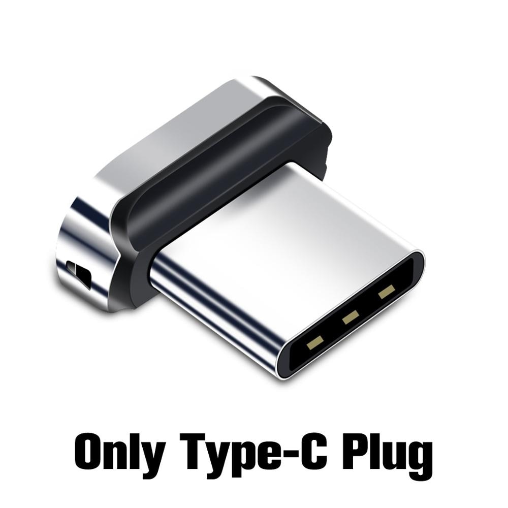 Magnetisk kabeladapter för anmone fonken 4- -polig magnetisk laddare kabelspetsar magnetkontakt för iphone micro usb typ c kabel