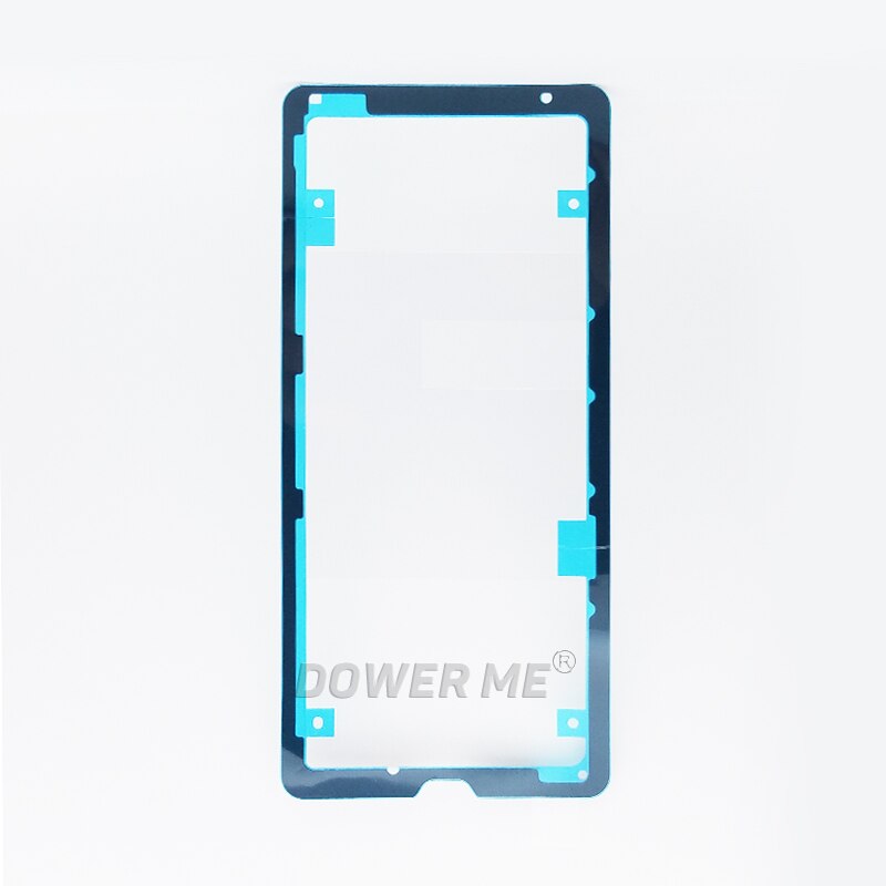 Dower me 5 Pz/lotto Posteriore del Portello Della Batteria Della Copertura Posteriore Autoadesivo Della Colla Adesivo Impermeabile per SONY Xperia XZ3 6.0"