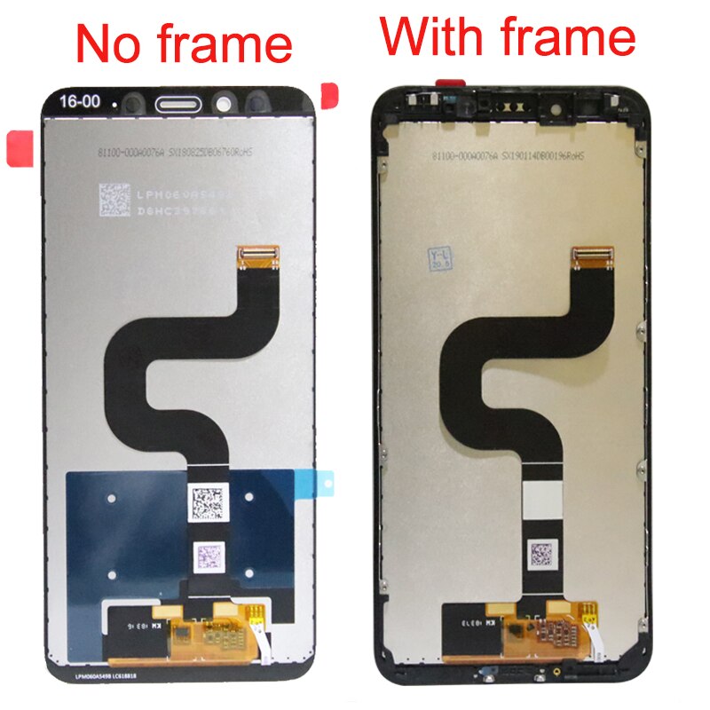 100% originale 5.99 &#39;&#39;sostituzione Display per Xiaomi Mi A2 MiA2 LCD Touch Screen Digitizer Assembly per Mi 6X LCD parti di riparazione