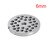 Disque pour meuleuse à viande Type 8, en acier inoxydable, 3/4, 5/6/10/12/16mm, pièces de machine: 6mm