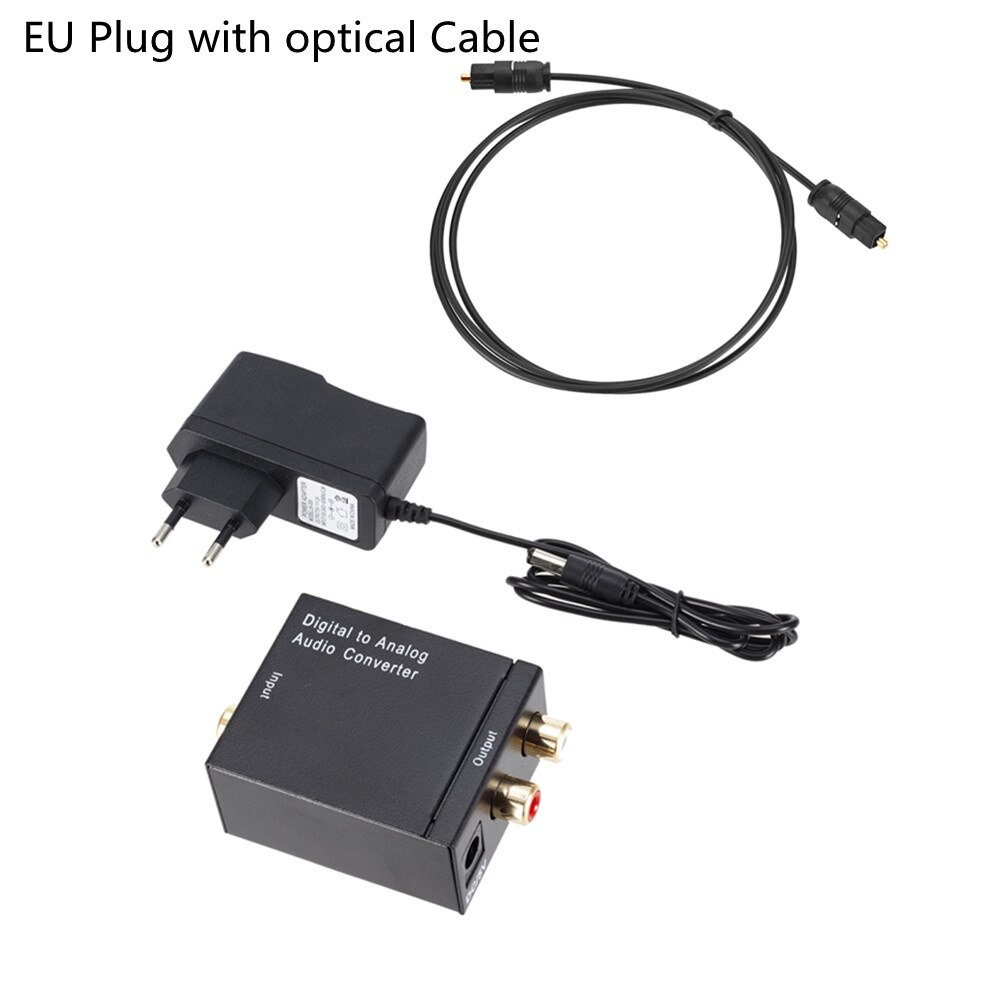 Audioconverter digitaal naar analoog met koptelefoon uitgang