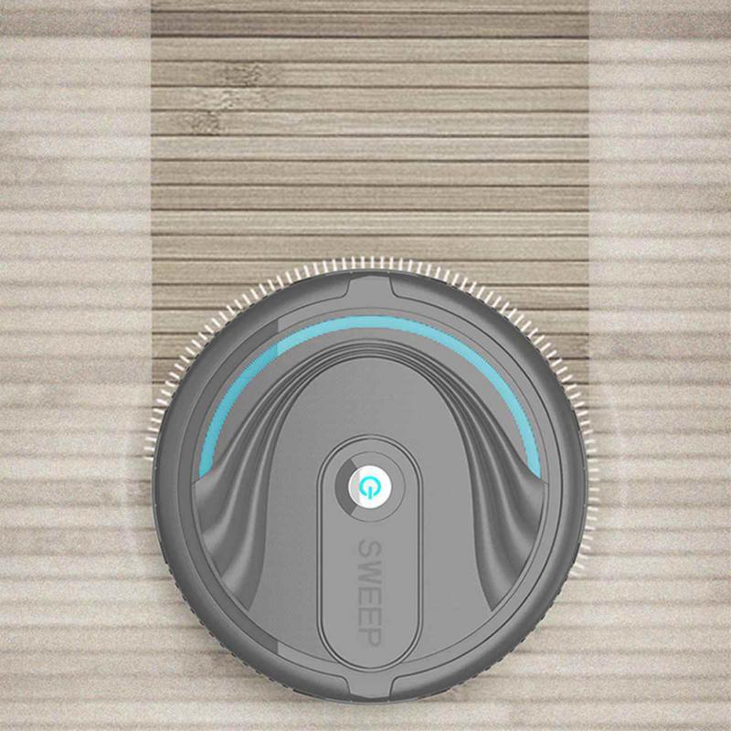 E23 Intelligent Cleaning Robot Multifunctional 1800P Rechargeable Lazy Vacuum Cleaner Small Dual-use Sweeping Robot With Brush: 05 black