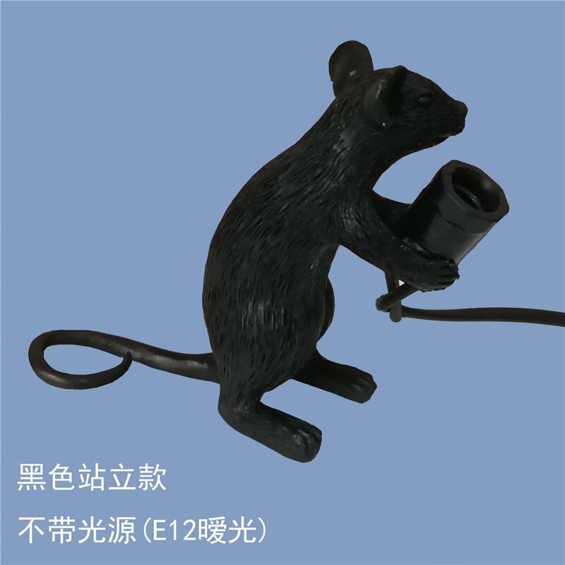 Nordic Italiaanse Hars Rat Tafellamp Slaapkamer Nachtkastje Muis Lamp Bruiloft Deco Tafel Licht Kids Anima LsItalian Lampen Tafel: D