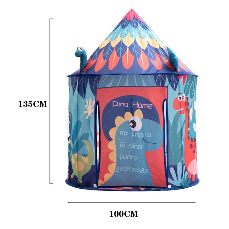 Kids Dinosaurus Tent Kinderen Spelen Huis Kinderen Tente Enfant Draagbare Baby Speelhuis Opvouwbare Tent Kinderen Speelgoed Speelhuis